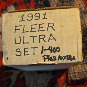1991 Fleer Ultra Set 1-400 Plus 10 Xtra Cards Baseball